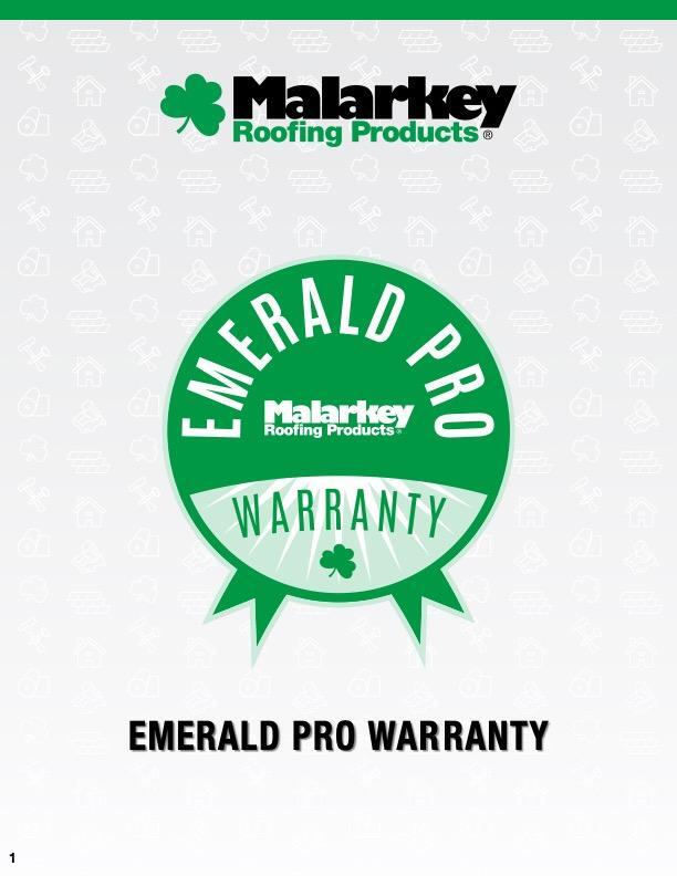 Malarkey Emerald Pro Warranty